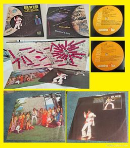 Discos de vinilo: Elvis Presley, Aloha From Hawaii Via Satellite 73, 2LP RARA 1ª CARPETA EDT USA RCA VPSX-6089 EX